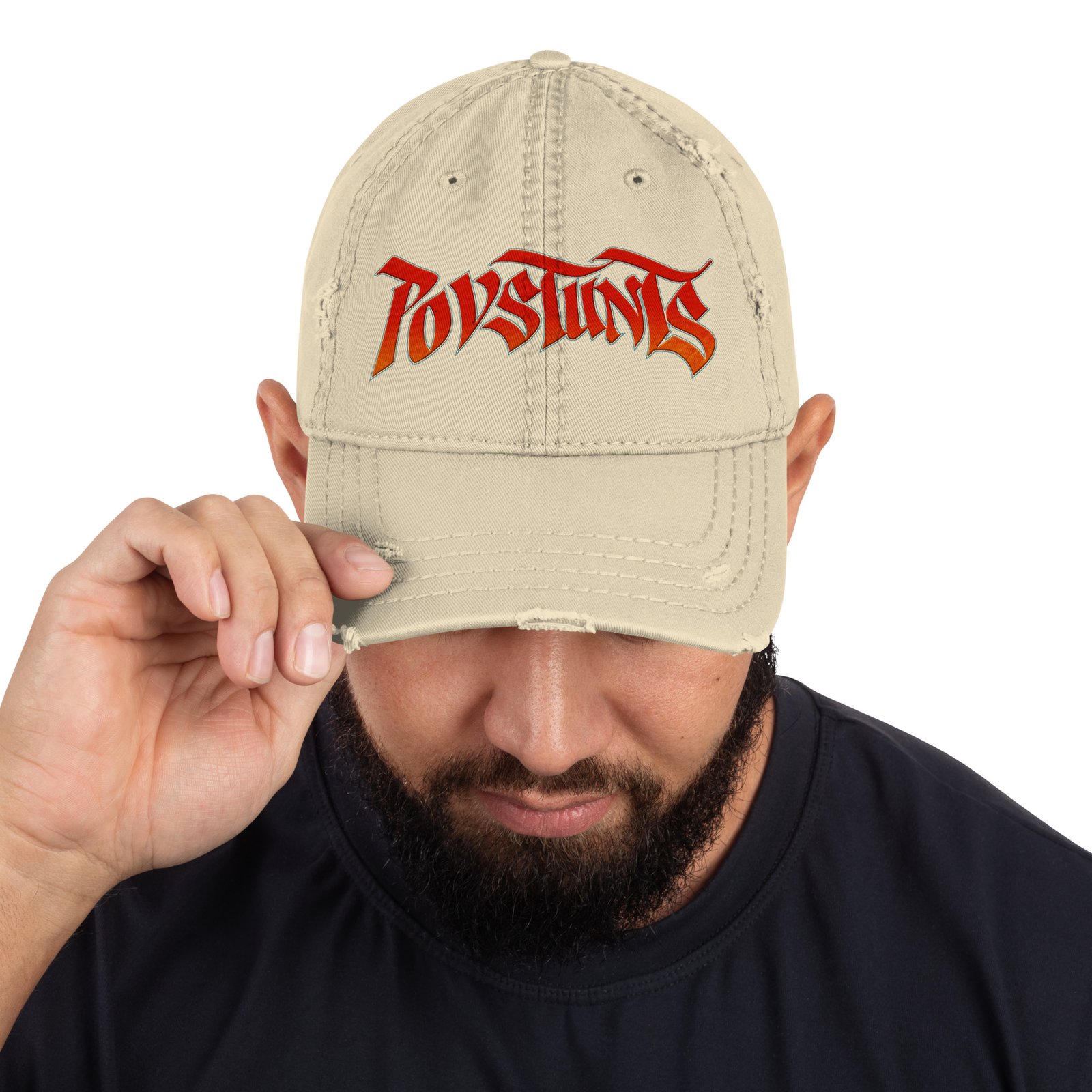 povstunts distressed hat povstunts distressed hat