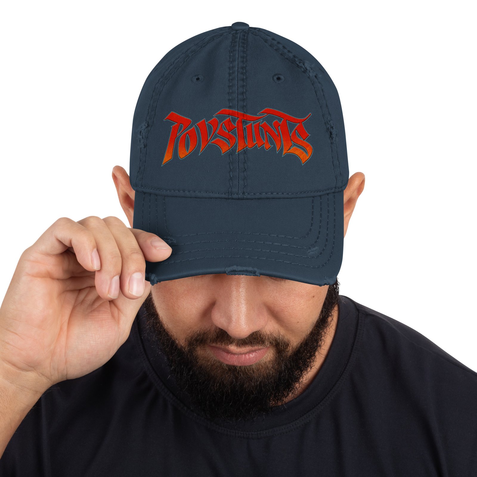 povstunts distressed hat povstunts distressed hat