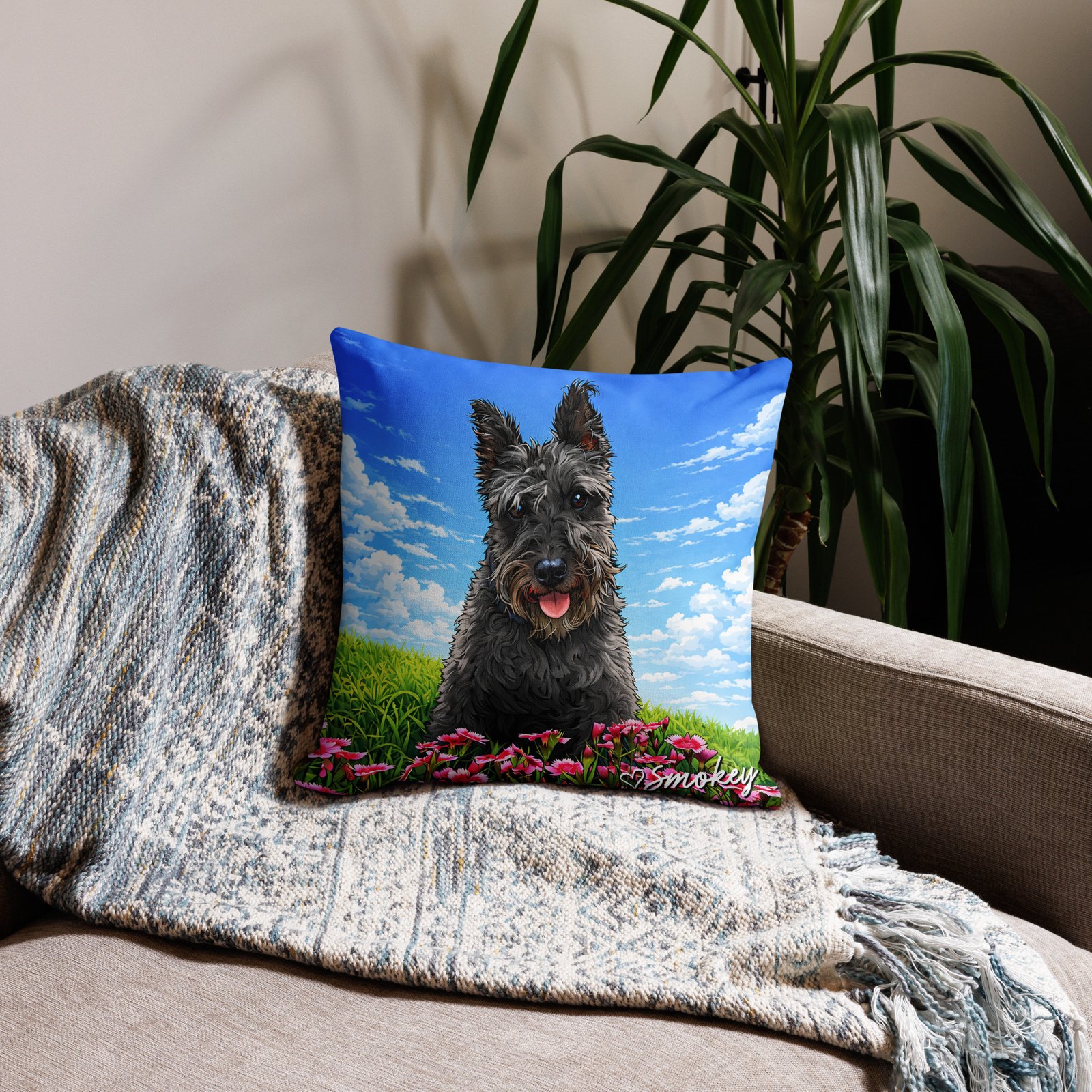 premium pillow smokey