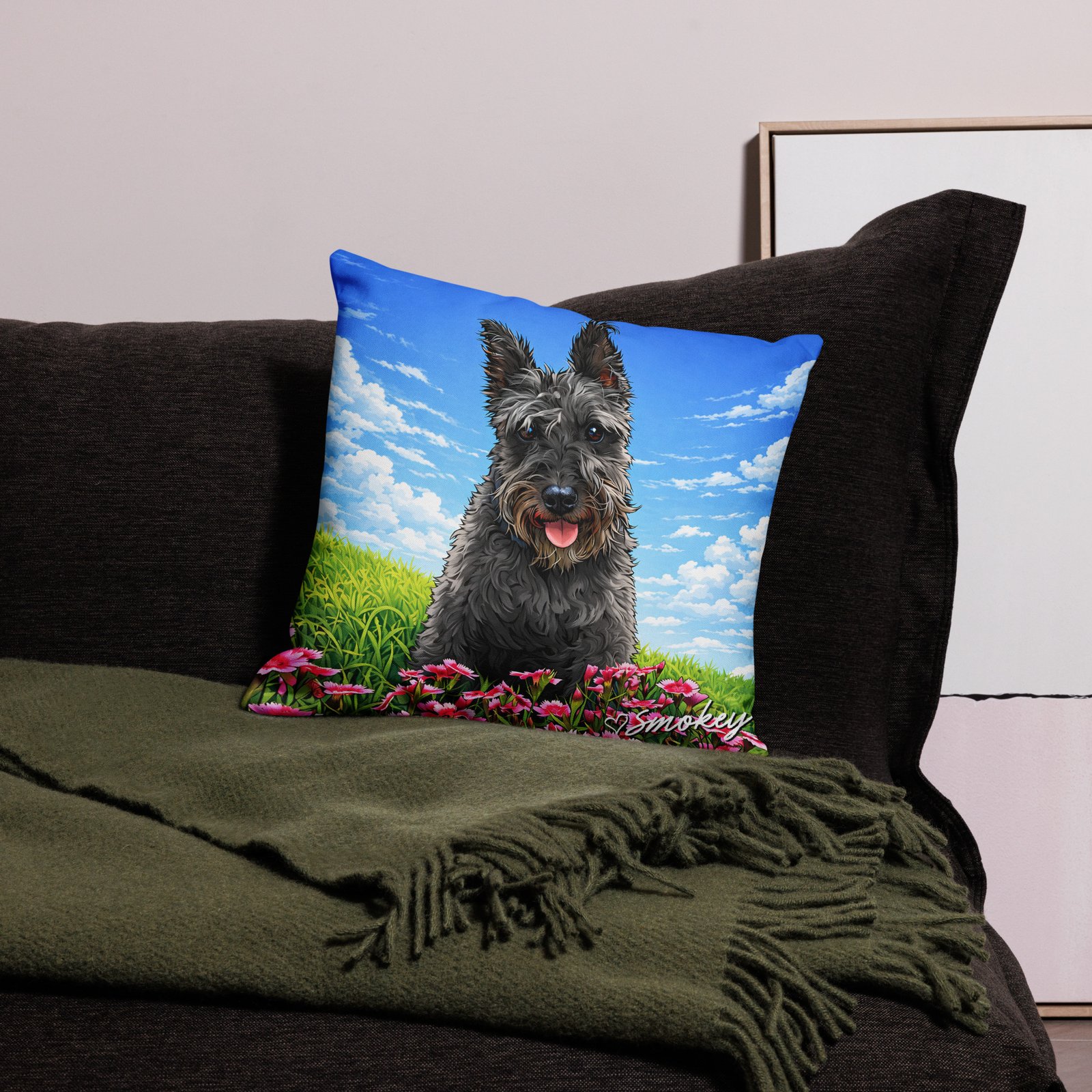 premium pillow smokey