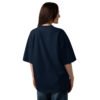 unisex organic oversized high neck t shirt