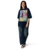unisex organic oversized high neck t shirt
