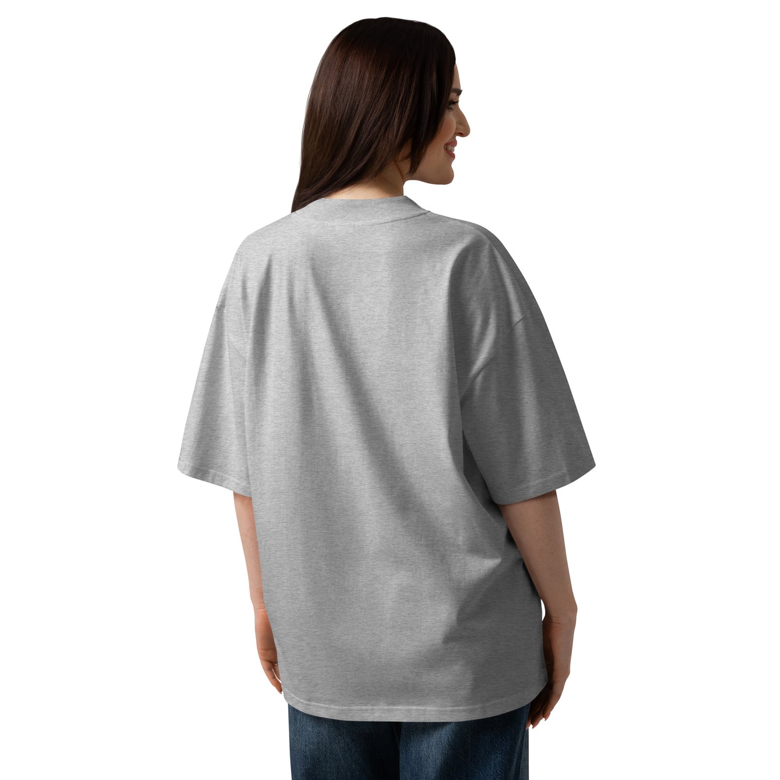 unisex organic oversized high neck t shirt unisex organic oversized high neck t shirt