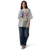 unisex organic oversized high neck t shirt