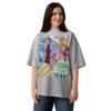 unisex organic oversized high neck t shirt