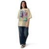 unisex organic oversized high neck t shirt