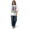 unisex organic oversized high neck t shirt